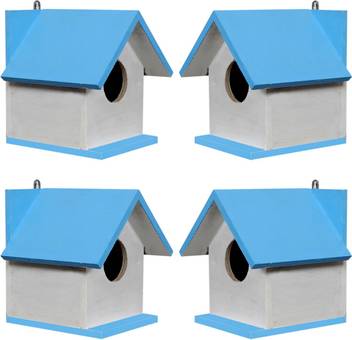 Paxidaya Wooden Bird House 04 Piece Bird House Price In India