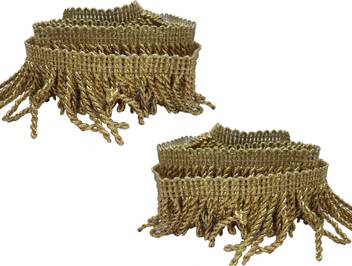 Utkarsh Pack Of 2 Pcs Wg0061 Golden Color Gota Patti Design
