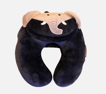 Florida Dress Your Home Baby Neck Pillow Navy Blue Color For Baby Girls And Baby Boy Elephant Designed Neck Pillow White Price In India Flipkart Com