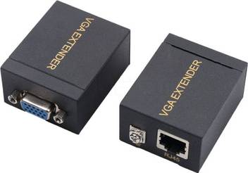 Teratech High Definition 1080p Vga Extender 60m Over Cat5e 6 Network Cable Sender Receiver Adapter For Tv Porjector Monitor Media Streaming Device Teratech Flipkart Com