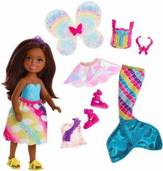 Barbie Dreamtopia Rainbow Cove Chelsea Doll And Fashions Set Brunette Dreamtopia Rainbow Cove Chelsea Doll And Fashions Set Brunette Shop For Barbie Products In India Flipkart Com