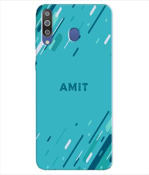 Etechnic Back Cover For Samsung Galaxy M30 With Name Amit Etechnic Flipkart Com