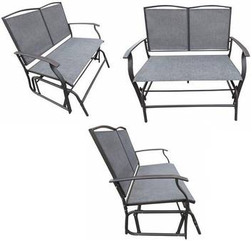 Amaze Garden Park Farm House Lounge Glider Bench Swing