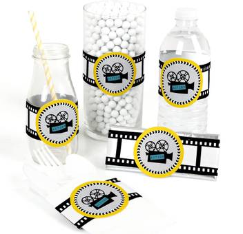 Big Dot Of Happiness Movie Diy Party Supplies Hollywood Party