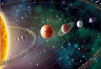 Our Solar System Poster Wall Poster Print On Art Paper 13x19