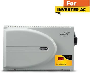V Guard Id4 Dura 2040 With Digital Display For 1 5 Ton Inverter A C Working Range 160 V To 280 V Voltage Stabilizer Price In India Buy V Guard Id4 Dura 2040 With Digital