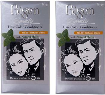 Bigen Speedy Hair Colour 881 Natural Black Pack Of 2 Black Price In India Buy Bigen Speedy Hair Colour 881 Natural Black Pack Of 2 Black Online In India Reviews Ratings Features Flipkart Com