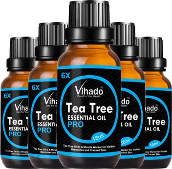 Vihado 6x Pro Tea Tree Essential Oil For Skin Hair Acne Care 18 Gm Pack Of 5 Price In India Buy Vihado 6x Pro Tea Tree Essential Oil For Skin Vihado rosemary oil essential oil 10 ml. flipkart