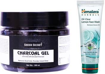 Sheer Secret Charcoal Gel 300ml And Himalaya Oil Clear Lemon Face Wash 100ml Price In India Buy Sheer Secret Charcoal Gel 300ml And Himalaya Oil Clear Lemon Face Wash 100ml Online