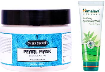 Sheer Secret Pearl Mask 300ml And Himalaya Neem Face Wash 100ml Price In India Buy Sheer Secret Pearl Mask 300ml And Himalaya Neem Face Wash 100ml Online At Flipkart Com