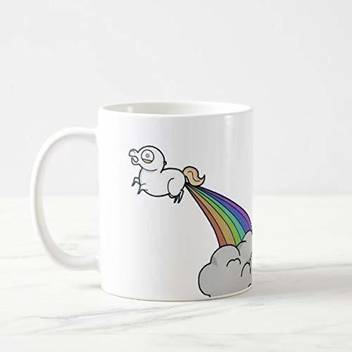 Radanya Funny Unicorns Fart Rainbows Mug3036 Ceramic Mug Price In