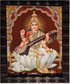 Art Collection Home Decorative Saraswati And Gayatri Mata Photo