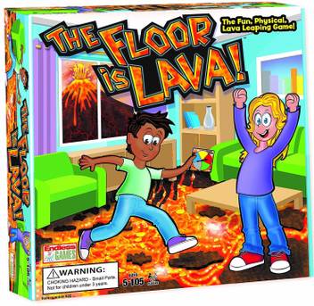 Endless Games The Floor Is Lava Interactive Board Game For Kids And Adults Ages 5 Fun Party Birthday And Family Play Promotes Physical A The Floor Is Lava Interactive Board