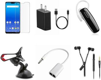 Zootkart Screen Protector Accessory Combo For Asus Zenfone Max M2