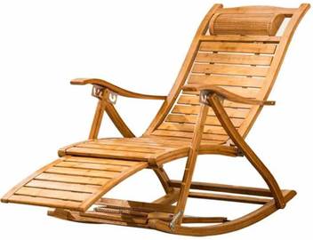 Urbancart Relax Bamboo Rocking Chair For Home Living Room And