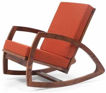 Allie Wood Sheesham Wood Solid Wood 1 Seater Rocking Chairs Price