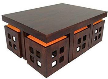 Suncrown Furniture Sheesham Wood Solid Wood Coffee Table Price In