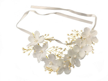 flower hair chain