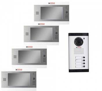 Cp Plus Cp Pav C34 4 Screen Intelligent Video Door Phone View Talk Unlock Video Door Phone Price In India Buy Cp Plus Cp Pav C34 4 Screen Intelligent Video Door Phone View