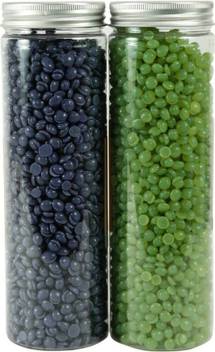 Amtopz Combo Hard Wax Beans Zip Bag Black Green Wax 2 Bag Wax 100
