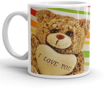 Ktcjpr Teddy Bear Day Best Gift For Girlfriend Birthday Valentine Gift 320ml Multicolor Mug3074 Ceramic Mug Price In India Buy Ktcjpr Teddy Bear Day Best Gift For Girlfriend Birthday Valentine Gift Valentine gift unique brooch heart felt brooch embroidered flowers brooch fabric jewelry hand embroidery art heart pin gift idea for mom for girlfriend for her.