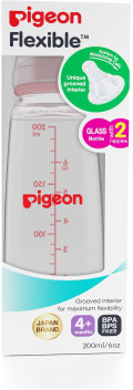 pigeon glass feeding bottle 200ml