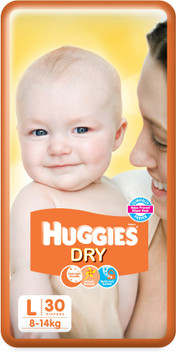 huggies taped diapers large