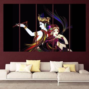 Kyara Arts Beautiful Radha Krishan Wall Paintings In Multiple