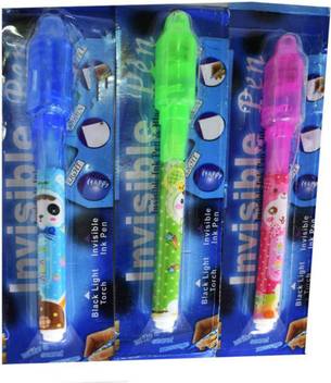 Oneclickshopping Pack Of 3 Invisible Ink Pen With Uv Light Multi Function Pen Buy Oneclickshopping Pack Of 3 Invisible Ink Pen With Uv Light Multi Function Pen Multi Function Pen Online At Best When you use it to marked the card, they are easy to use and marked. inr