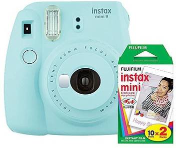 Fujifilm Instax Mini 9 Ice Blue With 20 Shots Film Instant Camera Price In India Buy Fujifilm Instax Mini 9 Ice Blue With 20 Shots Film Instant Camera Online At Flipkart Com