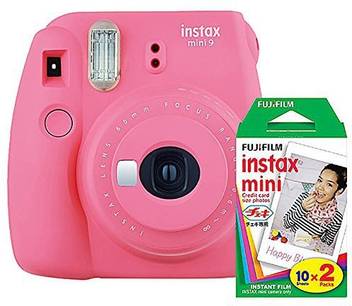 Fujifilm Instax Mini 9 Flamingo Pink With 20 Shots Film Instant Camera Price In India Buy Fujifilm Instax Mini 9 Flamingo Pink With 20 Shots Film Instant Camera Online At Flipkart Com