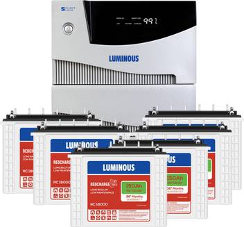 Luminous Cruze 5 2kva Inverter With Rc 18000 Battery 6 Batteries Tubular Inverter Battery Price In India Buy Luminous Cruze 5 2kva Inverter With Rc 18000 Battery 6 Batteries Tubular Inverter Battery Online At Flipkart Com
