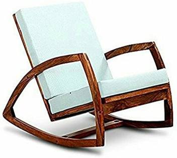Allie Wood Sheesham Wood Solid Wood 1 Seater Rocking Chairs Price