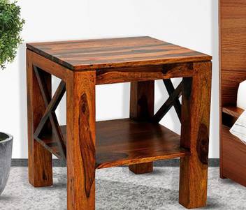 Romanchy Sheesham Wood Solid Wood Side Table Price In India