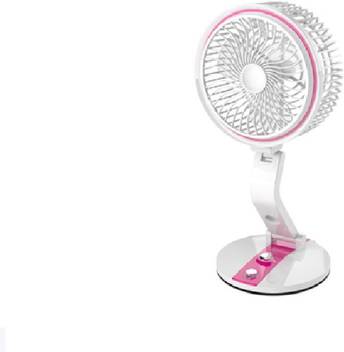 mini variable folding fan led desk lamp