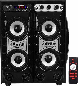 Buy Dj Tower 7500w Pmpo With Fm Bluetooth Usb Aux Tf Jack