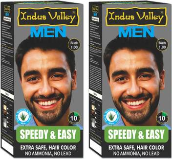 Indus Valley Speedy Easy Men S Black Hair Color Set Of 2