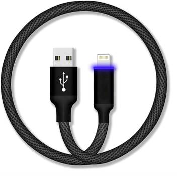 Zahuu Nylon Braided Cord Lightning To Usb Cable With Led 1 2 M Usb Type C Cable Zahuu Flipkart Com