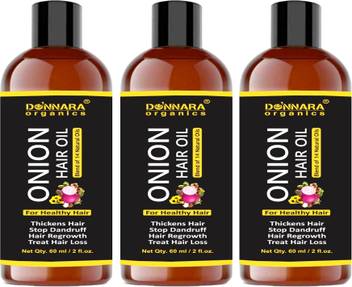 Donnara Organics Onion Herbal Hair Oil Blend Of 14 Natural Oils
