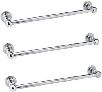 Salonica Bathroom Towel Rod Stand Stainless Steel 12 Inch 3 Salonica Bathroom Towel Rod Stand