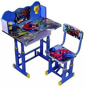 Kajal Toys Kids Table Chair With Psp Game Engineered Wood Desk