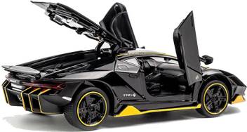 Us1984 Lamborghini Centenario Die Cast Metal Fast And Furious Luxury Pull Back Car Toy With Light And Sound