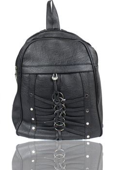 black backpack stylish