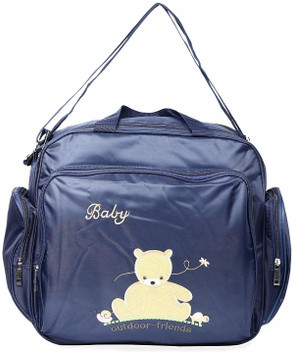 navy blue nappy bag