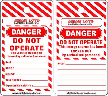 Asian Loto Danger Do Not Operate Tag Emergency Sign Price In India Buy Asian Loto Danger Do Not Operate Tag Emergency Sign Online At Flipkart Com