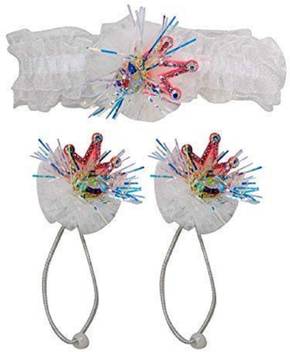 Inaaya New Born Baby Hair Accessories Rubber Bands With Hair Band