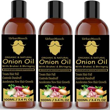 Urbanmooch Onion Herbal Hair Oil Blend Of 14 Natural Oils For