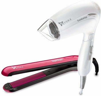 syska hair straightener and dryer combo