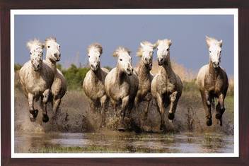 Seven Running Horses Vastu Painting For Home And Office Seven