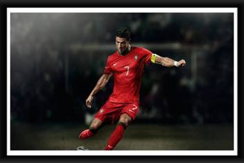 Online Center Cristiano Ronaldo Soccer Player Hd Wallpapers Wall Poster Multicolor Print Framed Poster Frame 14x20 Inch Paper Print Sports Posters In India Buy Art Film Design Movie Music